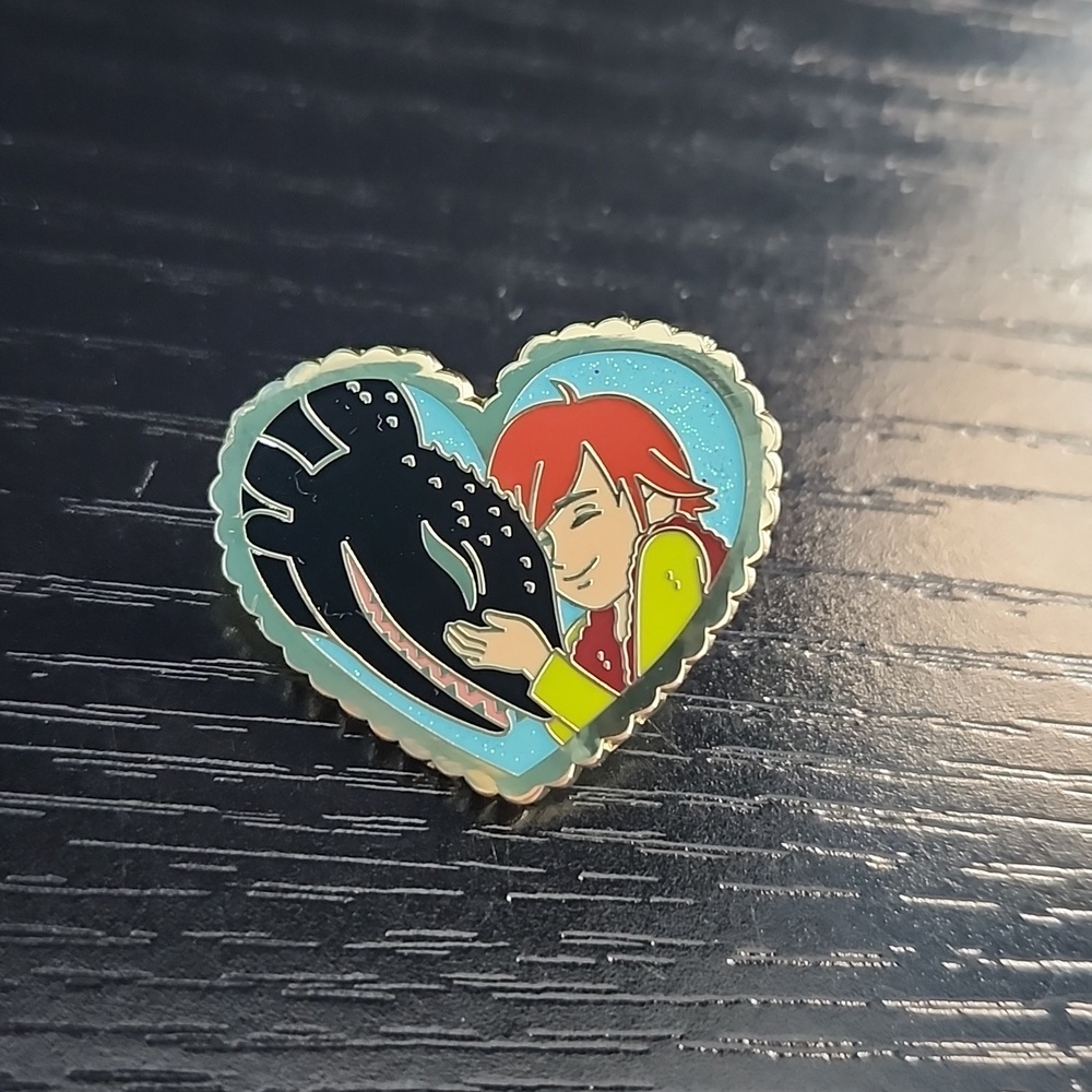 How to Train Your Dragon Toothless and Hiccup Inspired Enamel Pin
